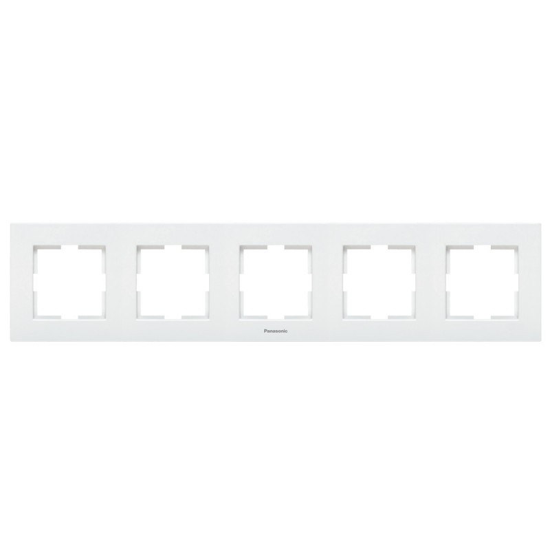 Rama 5 module orizontala Karre Plus Pansonic, alba