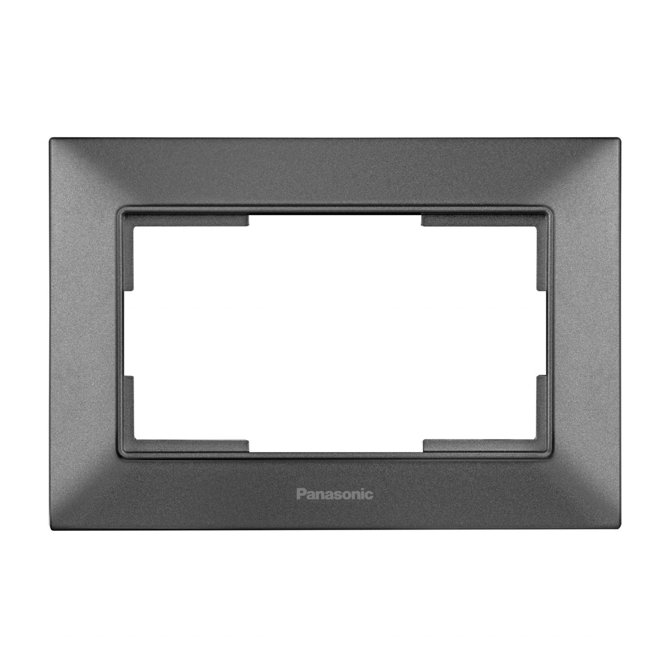 Rama Priza dubla, grafit, IP20, Panasonic Arkedia Slim