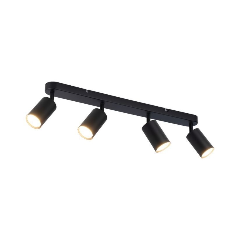 Spot aplicat Core 4xGU10, IP20, negru, Klausen