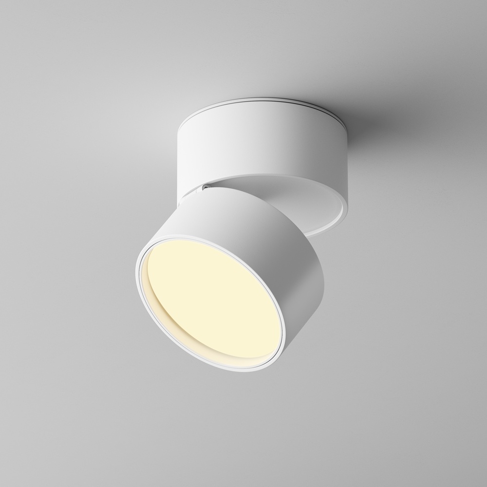 Spot aplicat Onda, 12W, lumina calda (2700K), alb, Maytoni