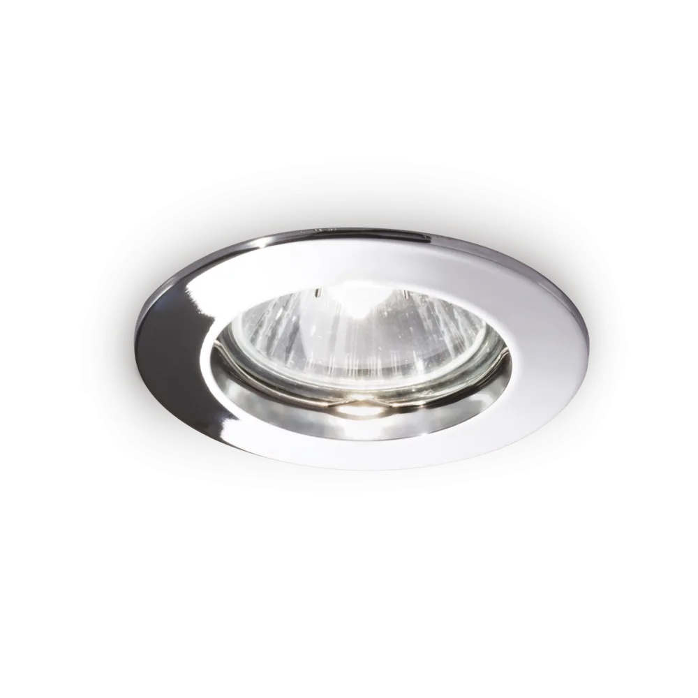 Spot incastrat Jazz, 1xGU10, IP20, crom, Ideal Lux