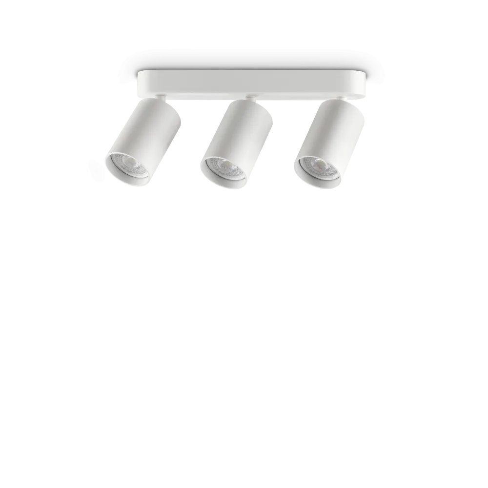 Spot linear Dynamite rotund 3xGU10, alb, Ideal Lux