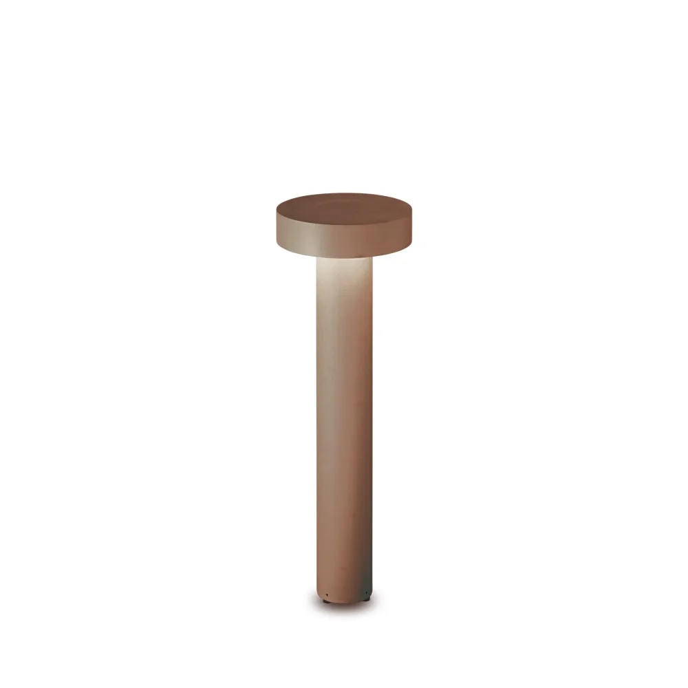 Stalp exterior Tesla H60, 4xG9, IP44, cafeniu, Ideal Lux