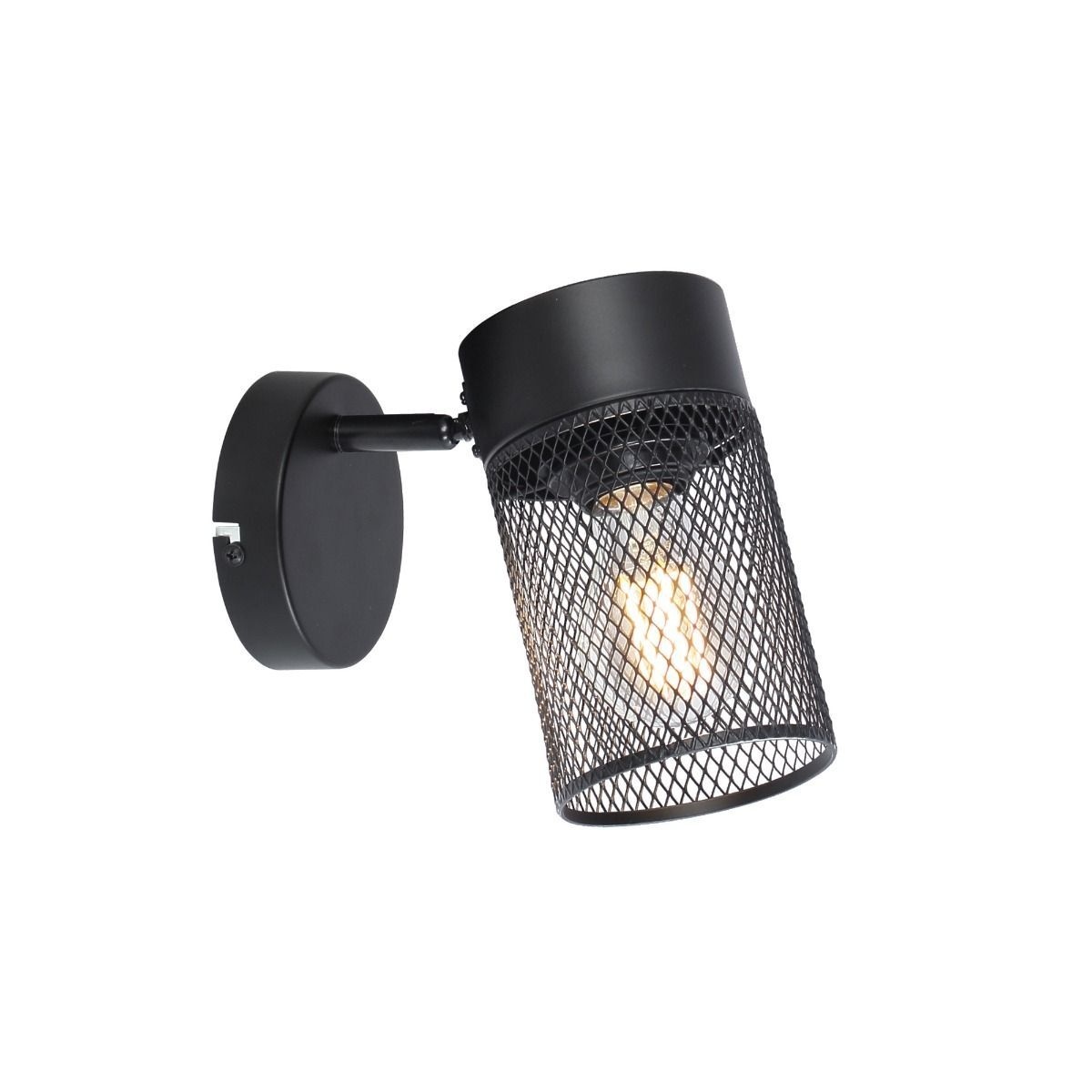 Aplica Obscur AP1, E27, neagra, Klausen