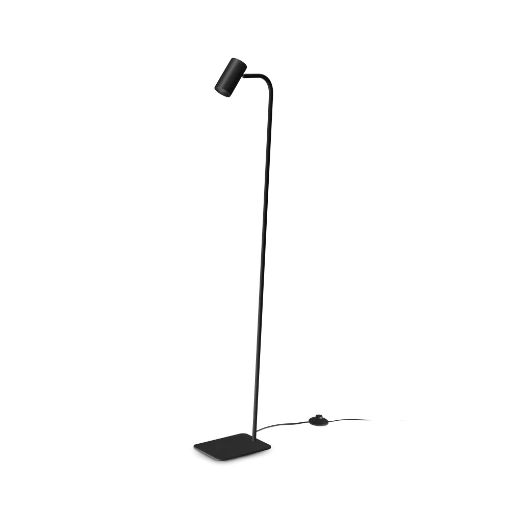 Lampadar Ginger 1xGU10, IP20, negru, Ideal Lux