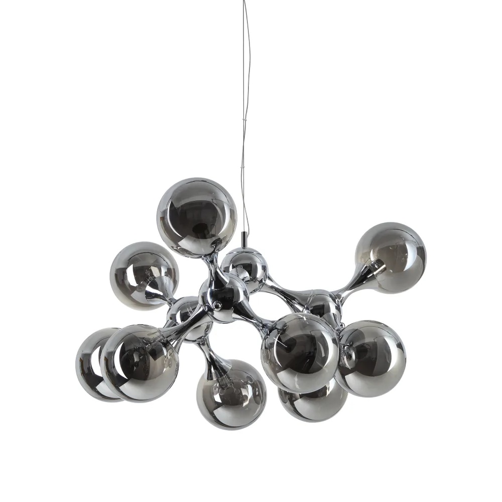 Lustra Nodi, 9xE14, IP20, crom, Ideal Lux