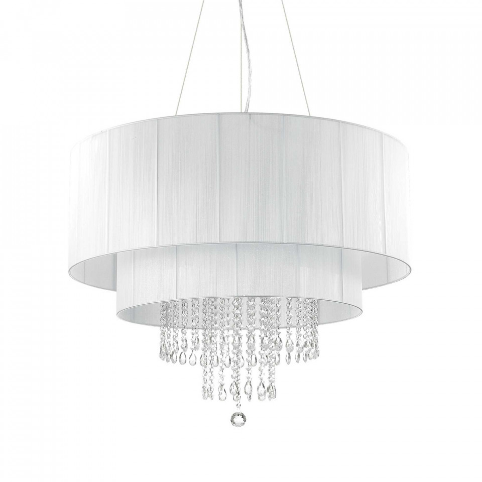 Lustra Opera 165011, 10xE27, alba, IP20, Ideal Lux