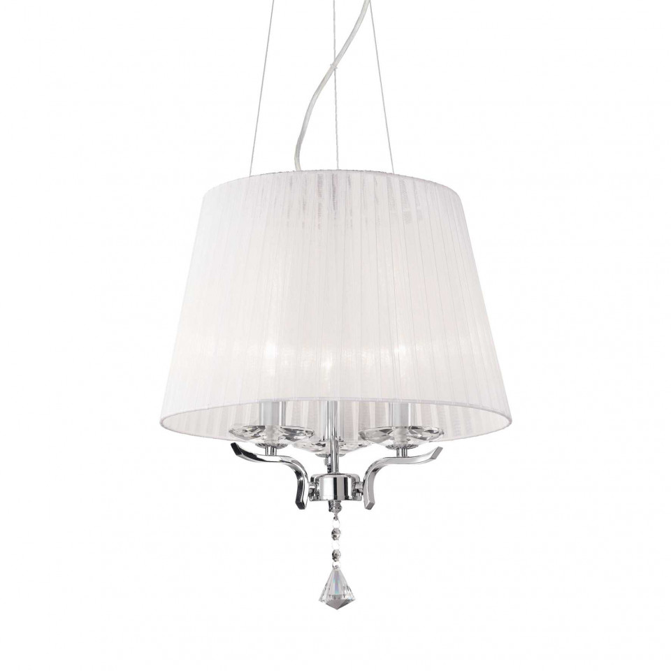 Lustra Pegaso 059235, 3xE14, alba+crom, IP20, Ideal Lux