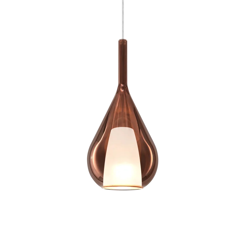 Pendul Kalique-3 1xE27, Ø180mm, IP20, cupru, Ideal Lux