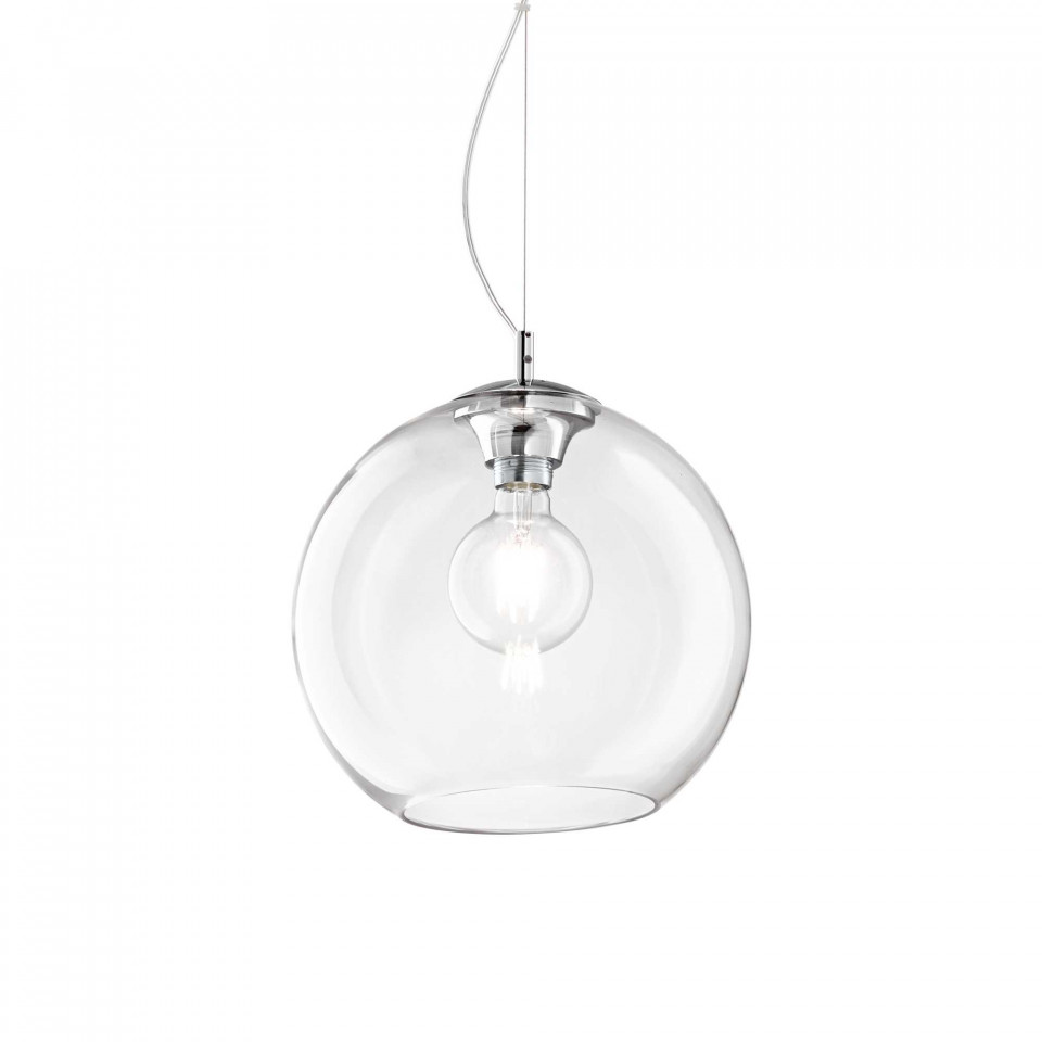 Pendul Nemo 052809, 1xE27, transparent, IP20, Ideal Lux