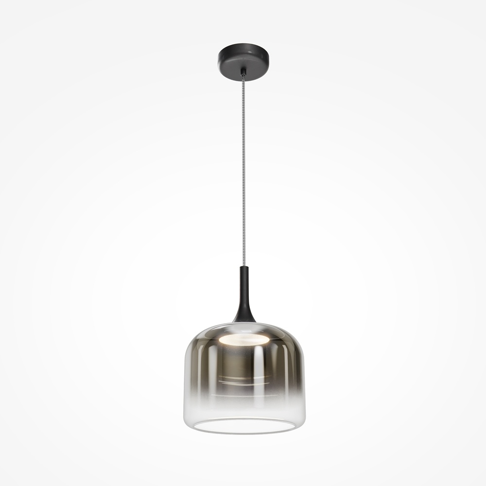 Pendul Spirito, 12W, lumina calda (3000K), negru, Maytoni