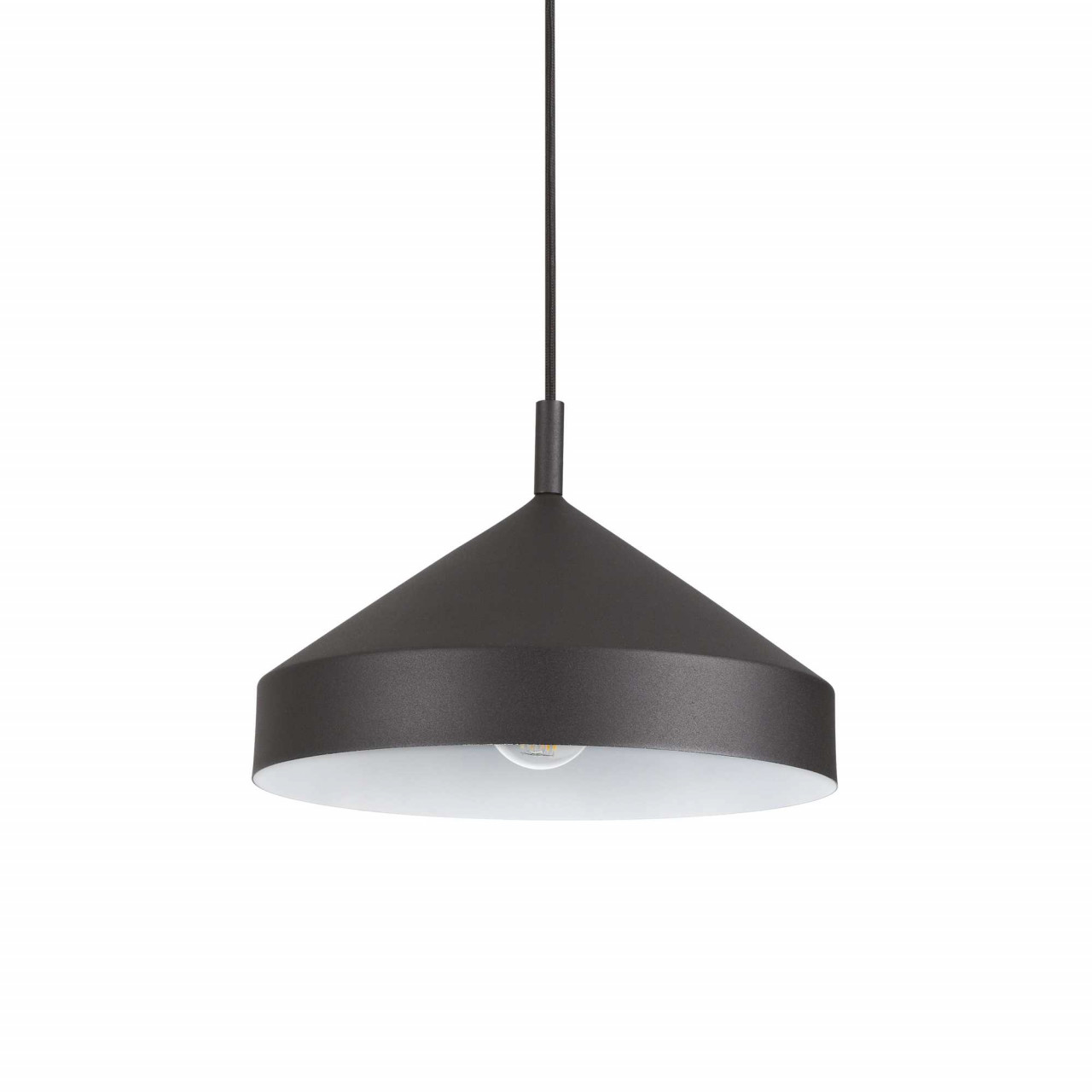 Pendul Yurta 285139, 1xE27, negru, IP20, Ideal Lux