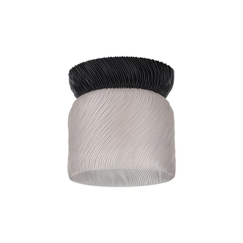 Plafoniera Luvia, 1xE27, IP20, neagra, Klausen