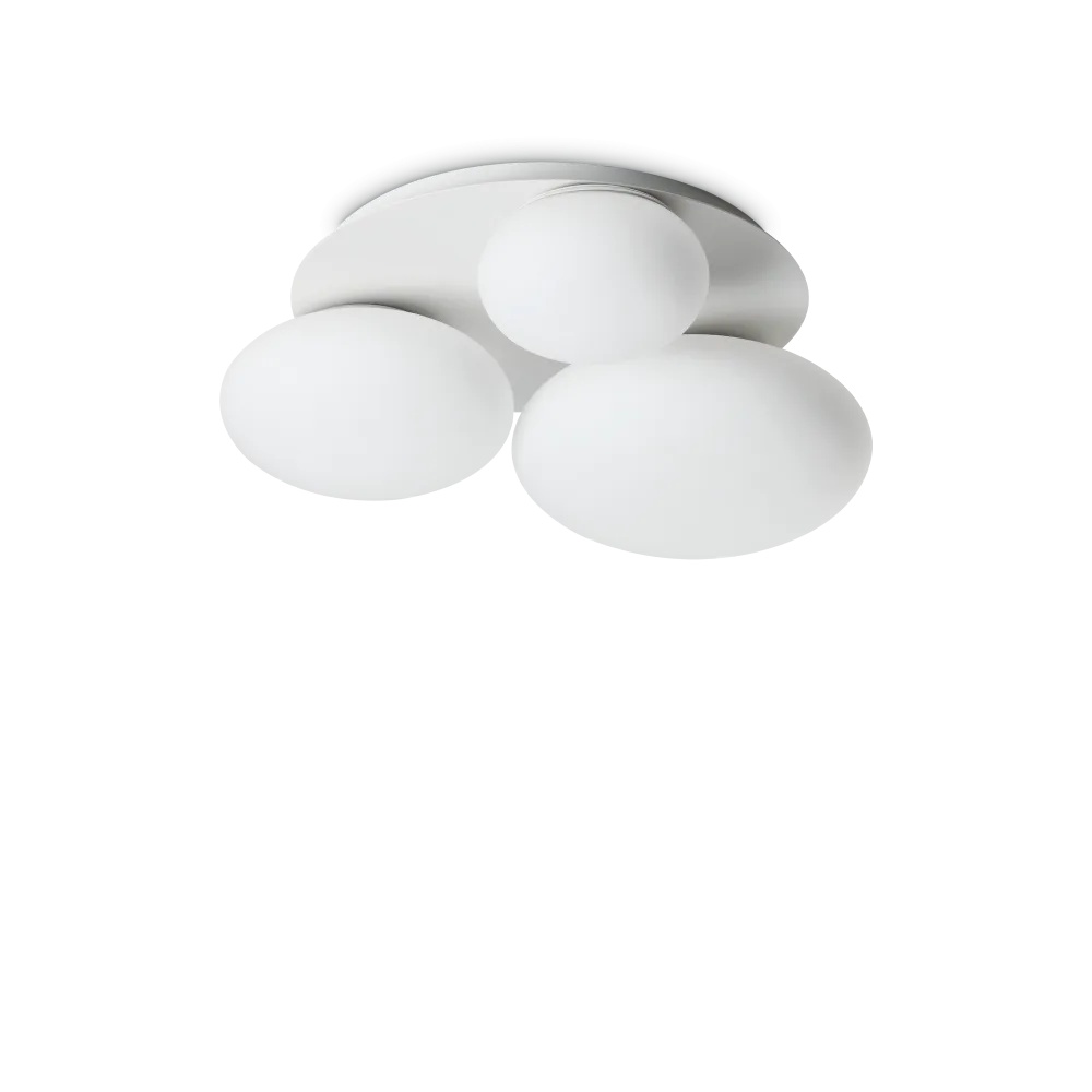 Plafoniera Ninfea, 3xGX53, IP20, alba, Ideal Lux