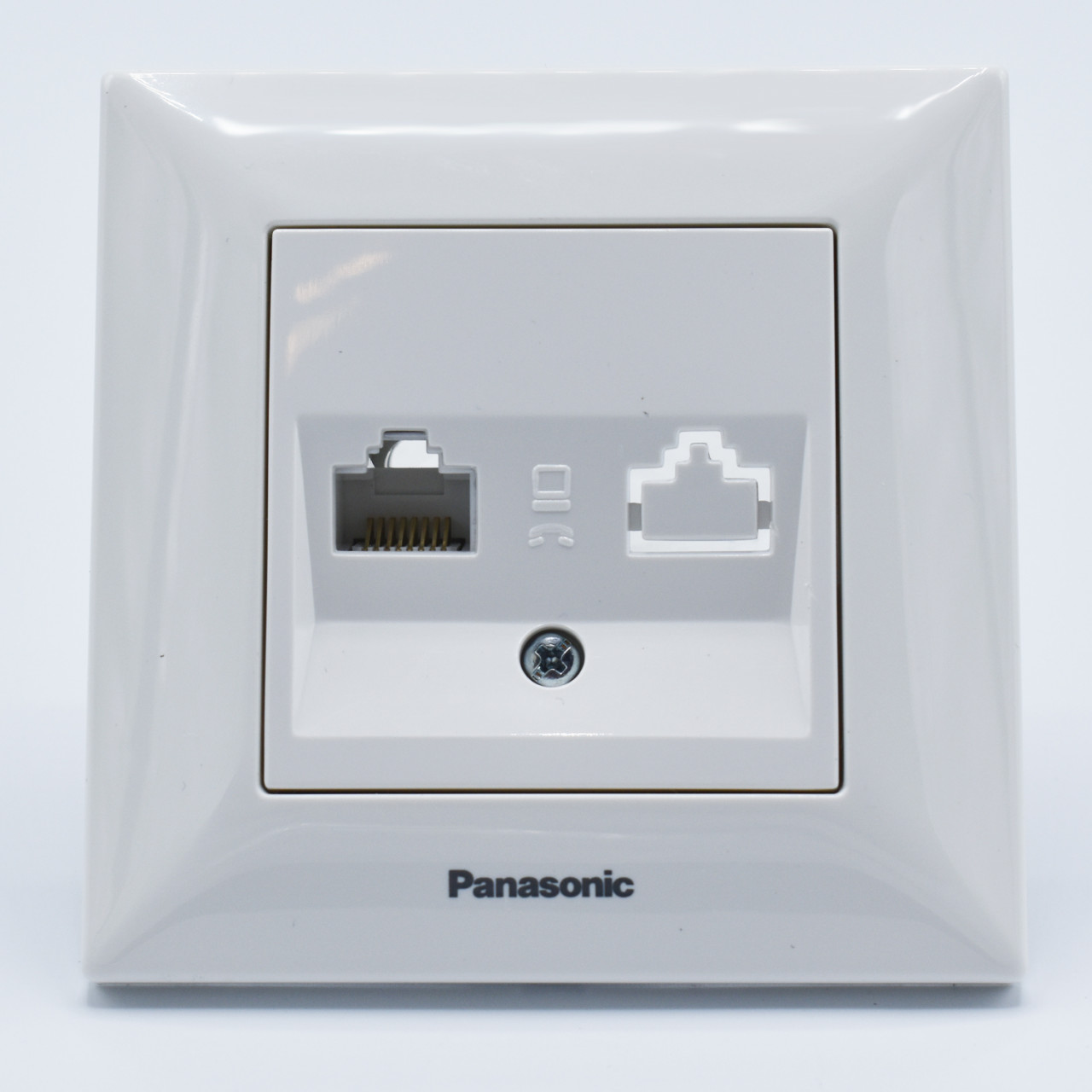 Priza internet cat 5E Arkedia Pansonic, ST, alba