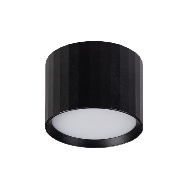 Spot aplicat Tessa, 1xGX53, Ø82mm, IP20, negru, Xudo