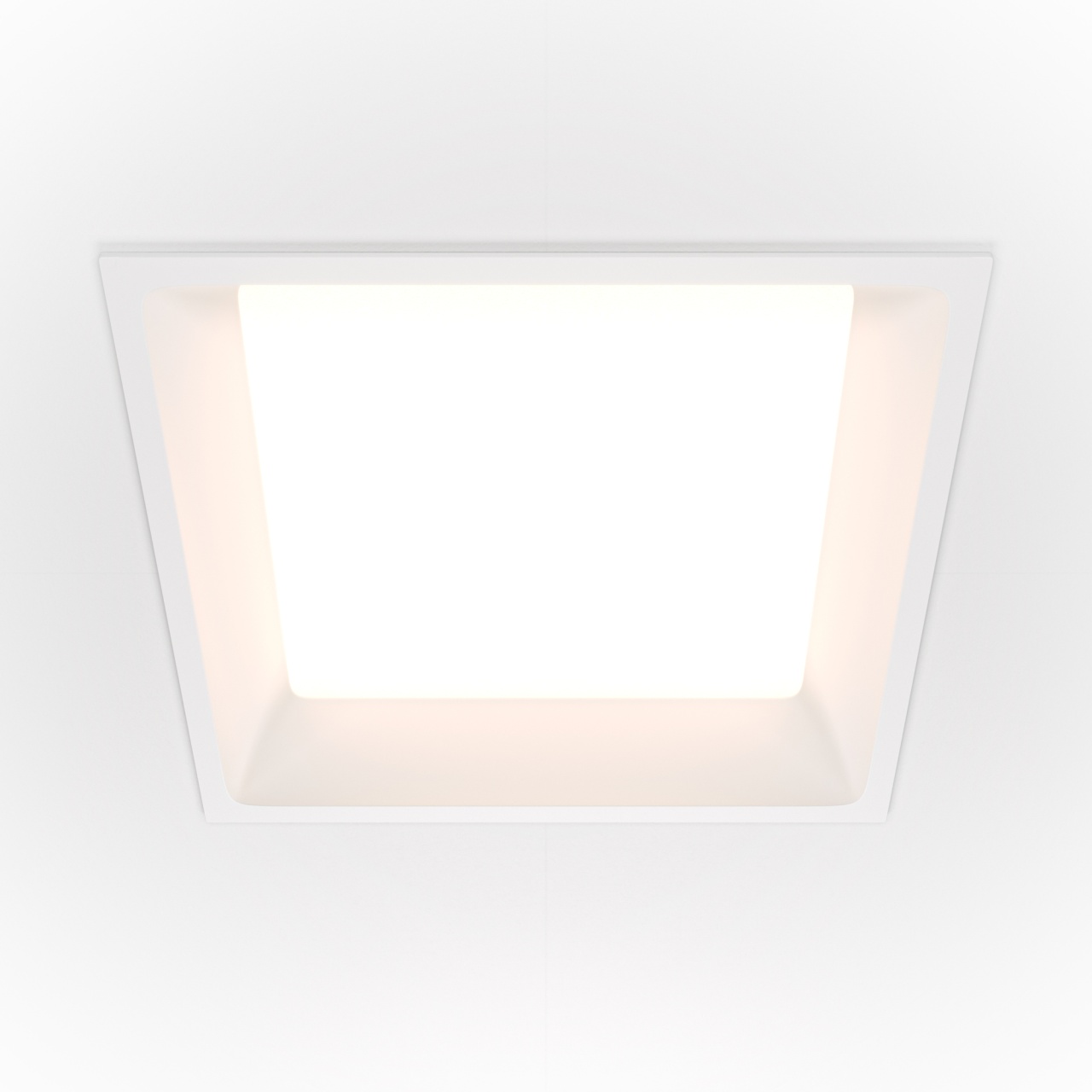 Spot LED incastrat, 24W, 1800lm, 3000K, IP20, alb, Maytoni