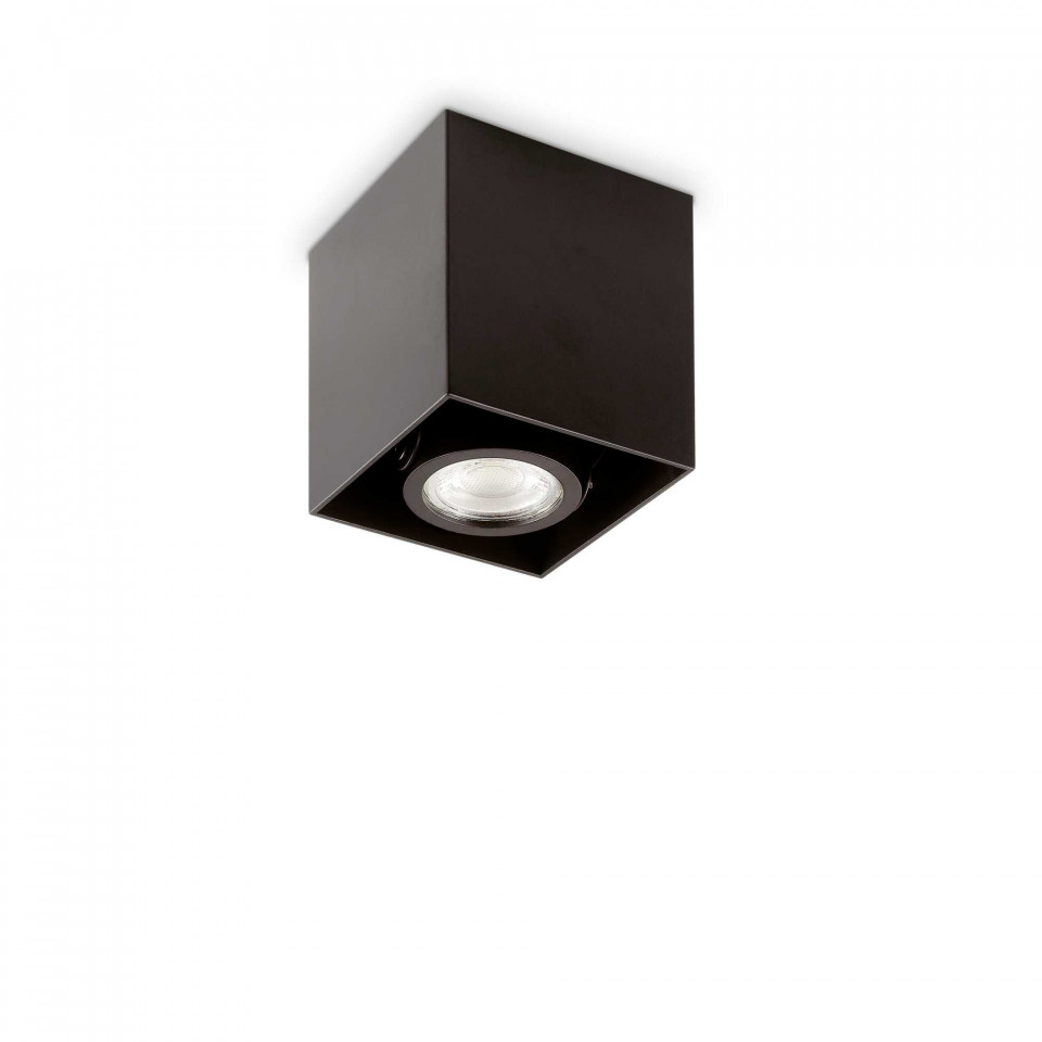 Spot Mood 243948, patrat, 1xGU10, negru, IP220, Ideal Lux