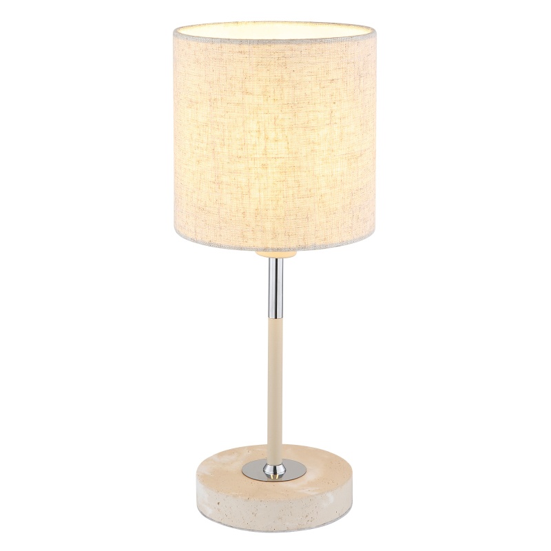 Veioza Deleon, 1xE14, IP20, nisip/crom, Globo Lighting
