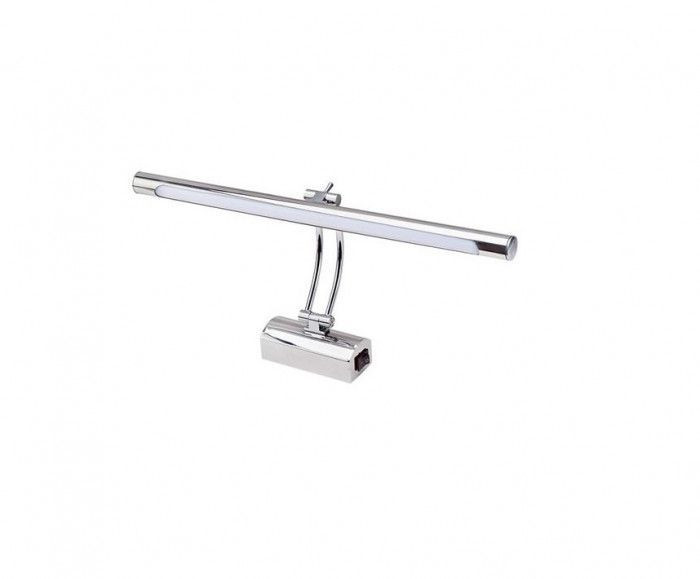 Aplica LED Anka 040-014-0008, orientabila, cu intrerupator, 8W, 570lm, lumina neutra, IP45, crom, Horoz Electric