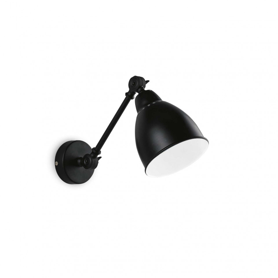 Aplica Newton 027852, 1xE27, neagra, IP20, Ideal Lux