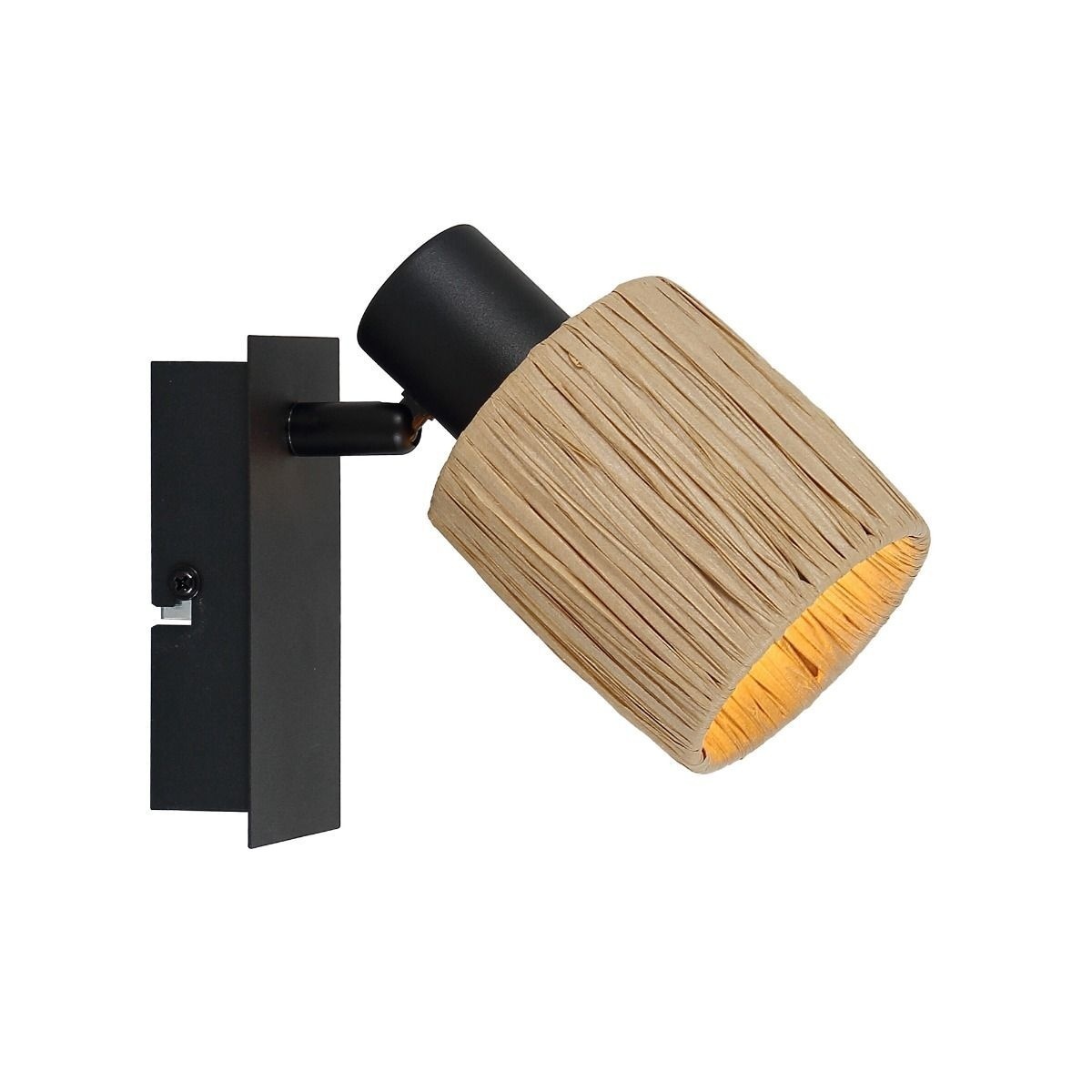 Aplica Raffy AP1, E14, bej, neagra, Klausen