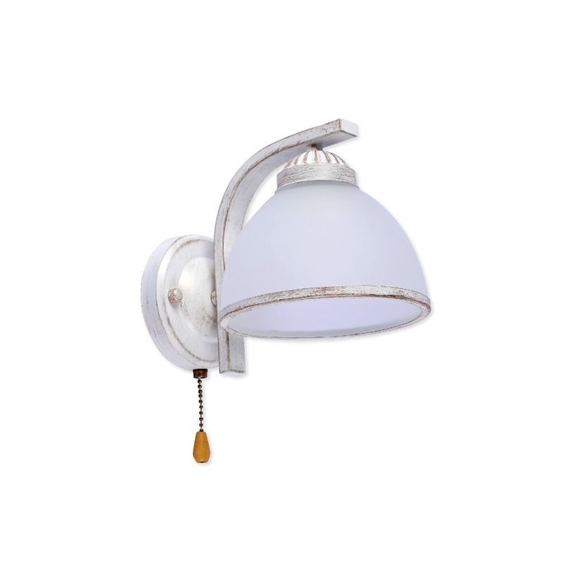 Aplica Vany, 1xE27, IP20, auriu periat+alba, Klausen