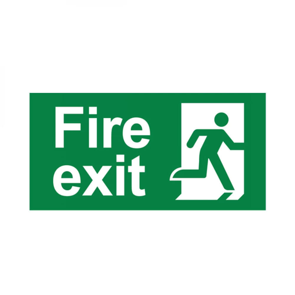 Autocolant FIRE EXIT, pentru lampi BC14-01100, Braytron