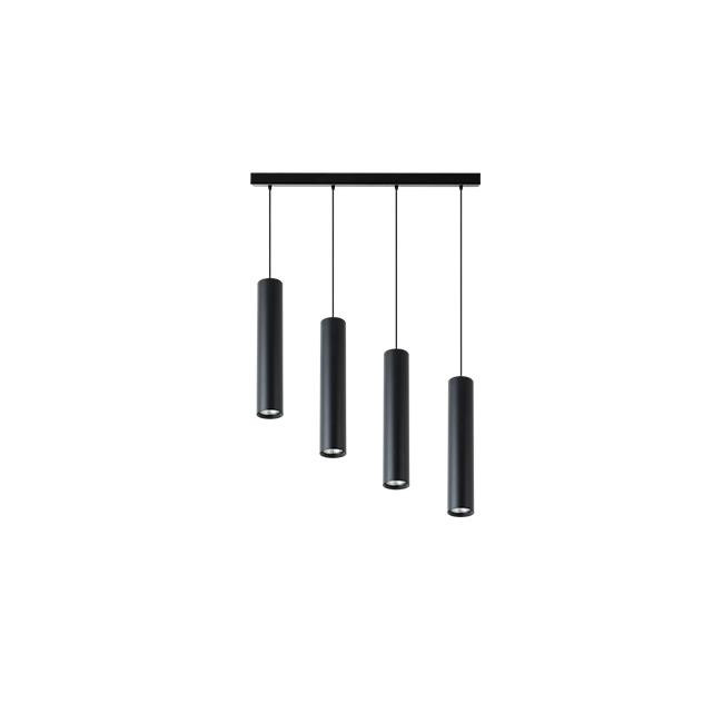 Lustra Keon, 4xGU10, negru