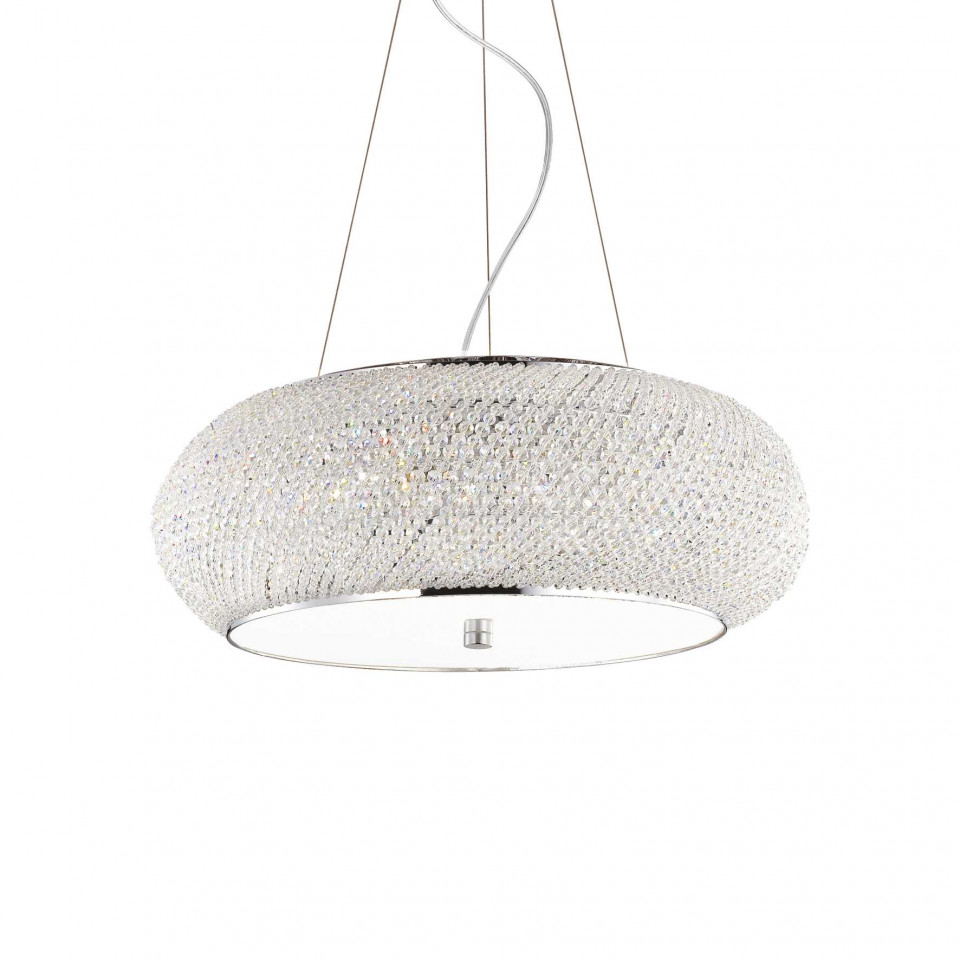 Lustra Pasha 082196, 10xE14, crom, IP20, Ideal Lux