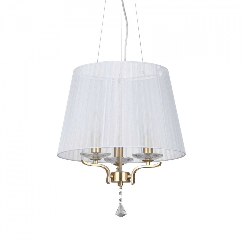 Lustra Pegaso 197715, 3xE14, alba+aurie, IP20, Ideal Lux