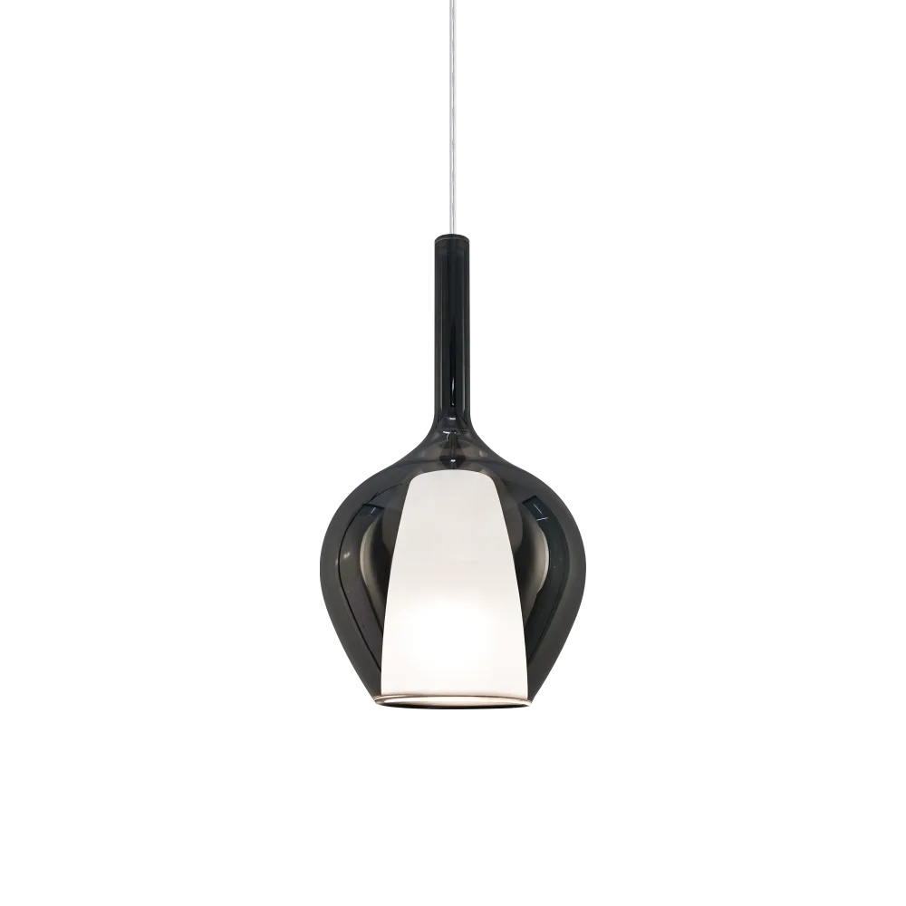 Pendul Kalique-1 1xE27, Ø180mm, IP20, fumuriu, Ideal Lux