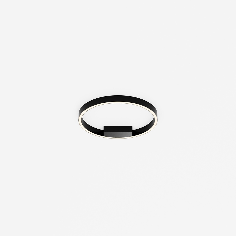 Plafoniera Rim, 24W, dimabila, neagra, Maytoni