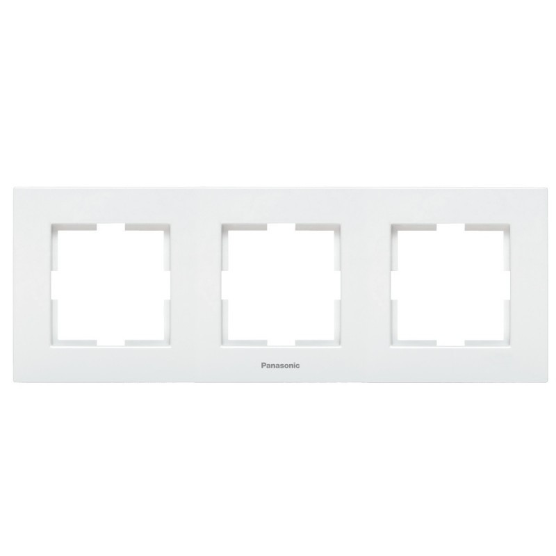 Rama 3 module orizontala Karre Plus Pansonic, alba