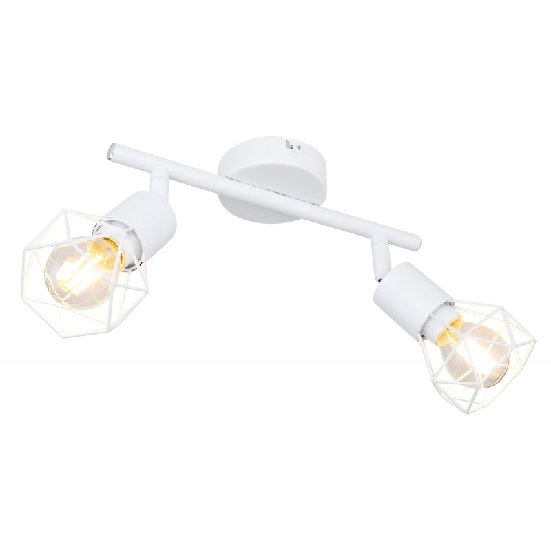Spot Xara 54802W-2, 2xE14, alb, IP20, Globo Lighting