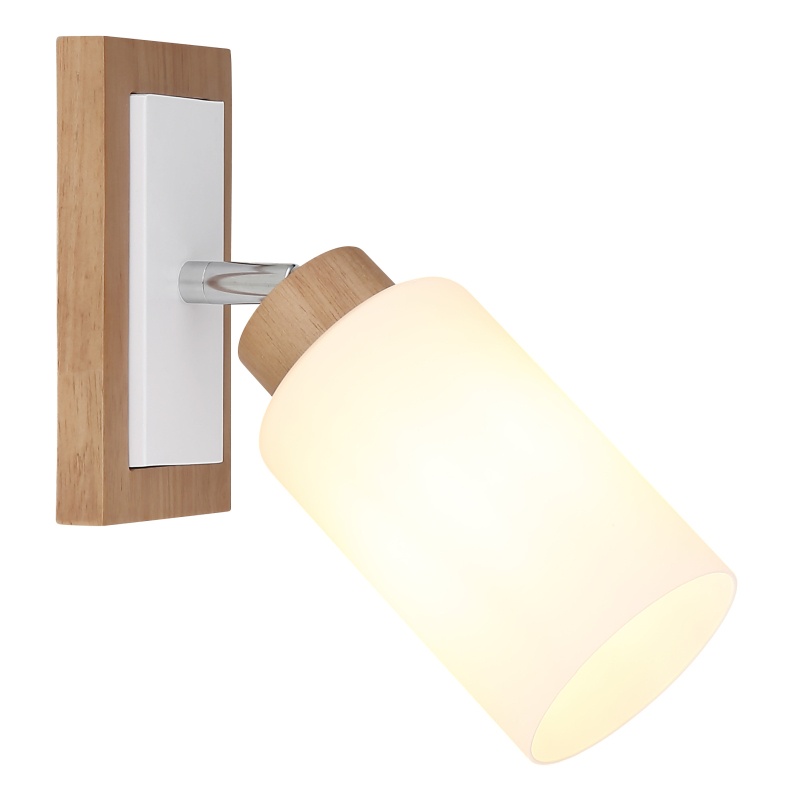 Aplica Rowena, 1xE27, IP20, maro/alb mat, Globo Lighting