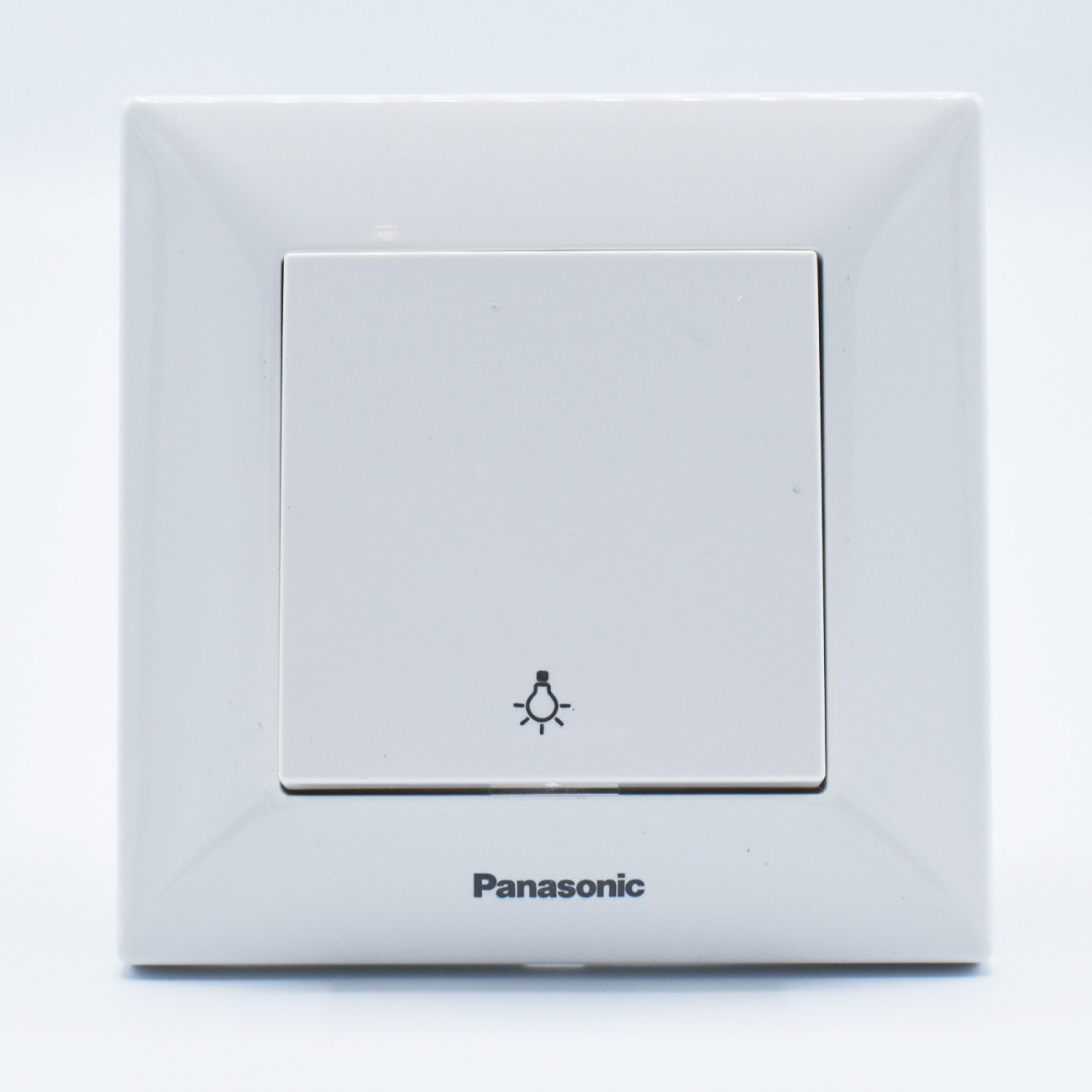 Intrerupator cu revenire Arkedia Panasonic, ST, alb