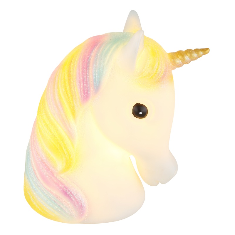 Lampa de veghe LED , forma unicorn, lumina calda, Globo