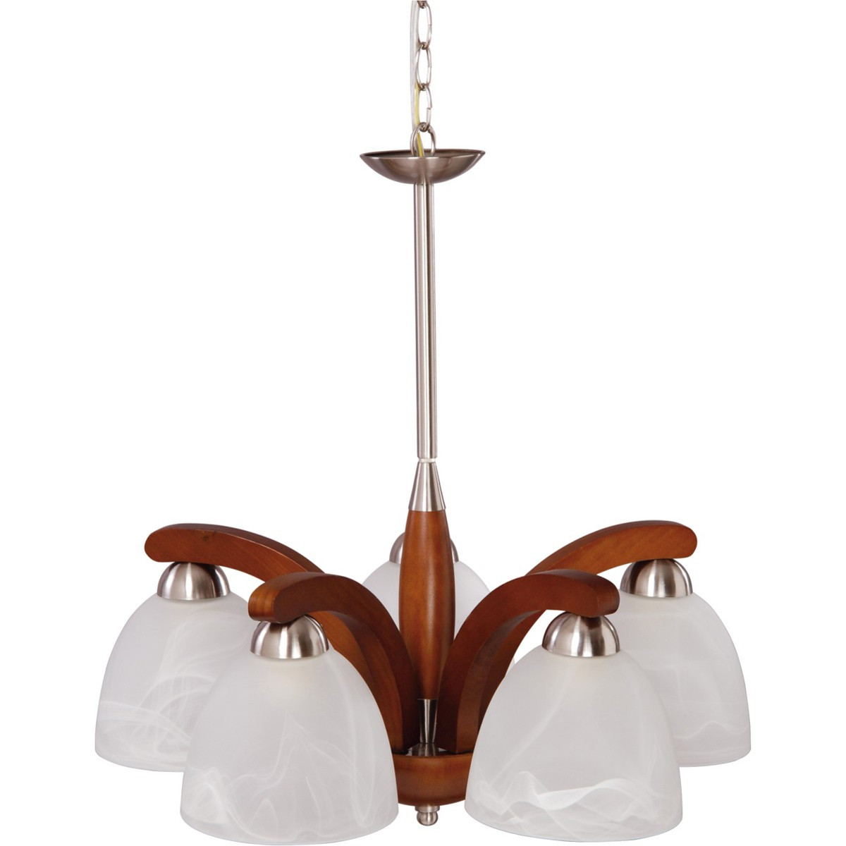 Lustra Bruni KL2530, 5xE27, alba+maro, IP20, Klausen