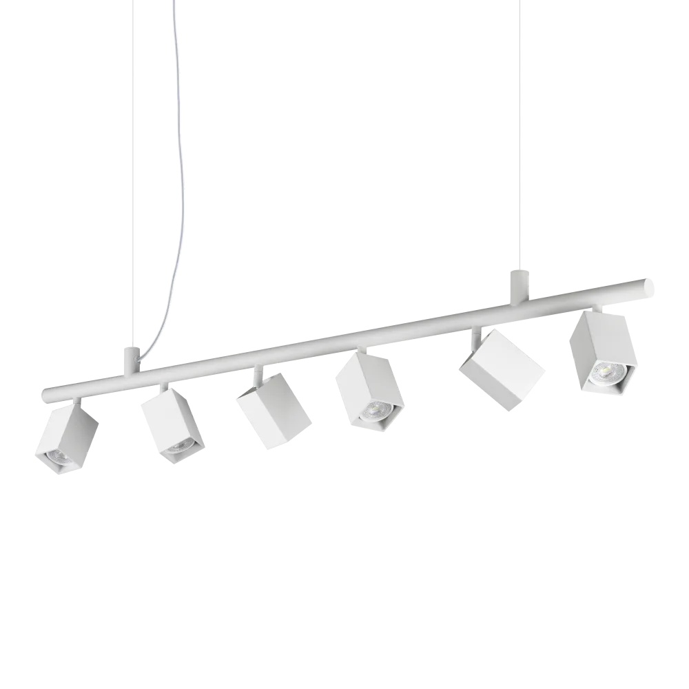 Lustra Dynamite 6xGU10, alba, Ideal Lux