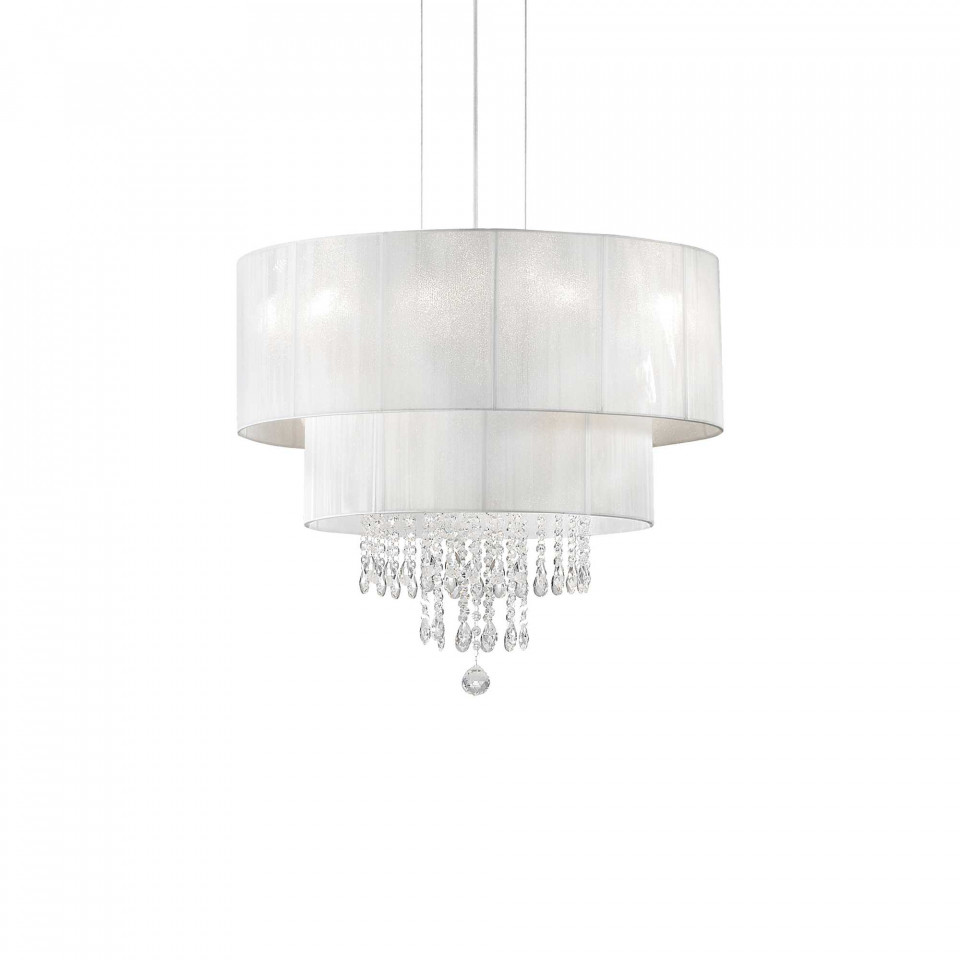 Lustra Opera 182179, 4 xE27, alba, IP20, Ideal Lux