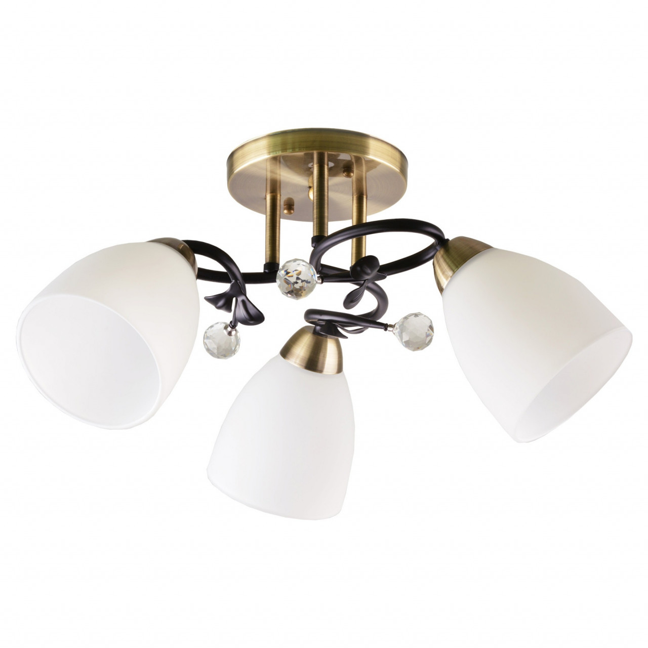 Lustra Simpi LY-3489, 3xE27, alba+bronz, IP20, Klausen