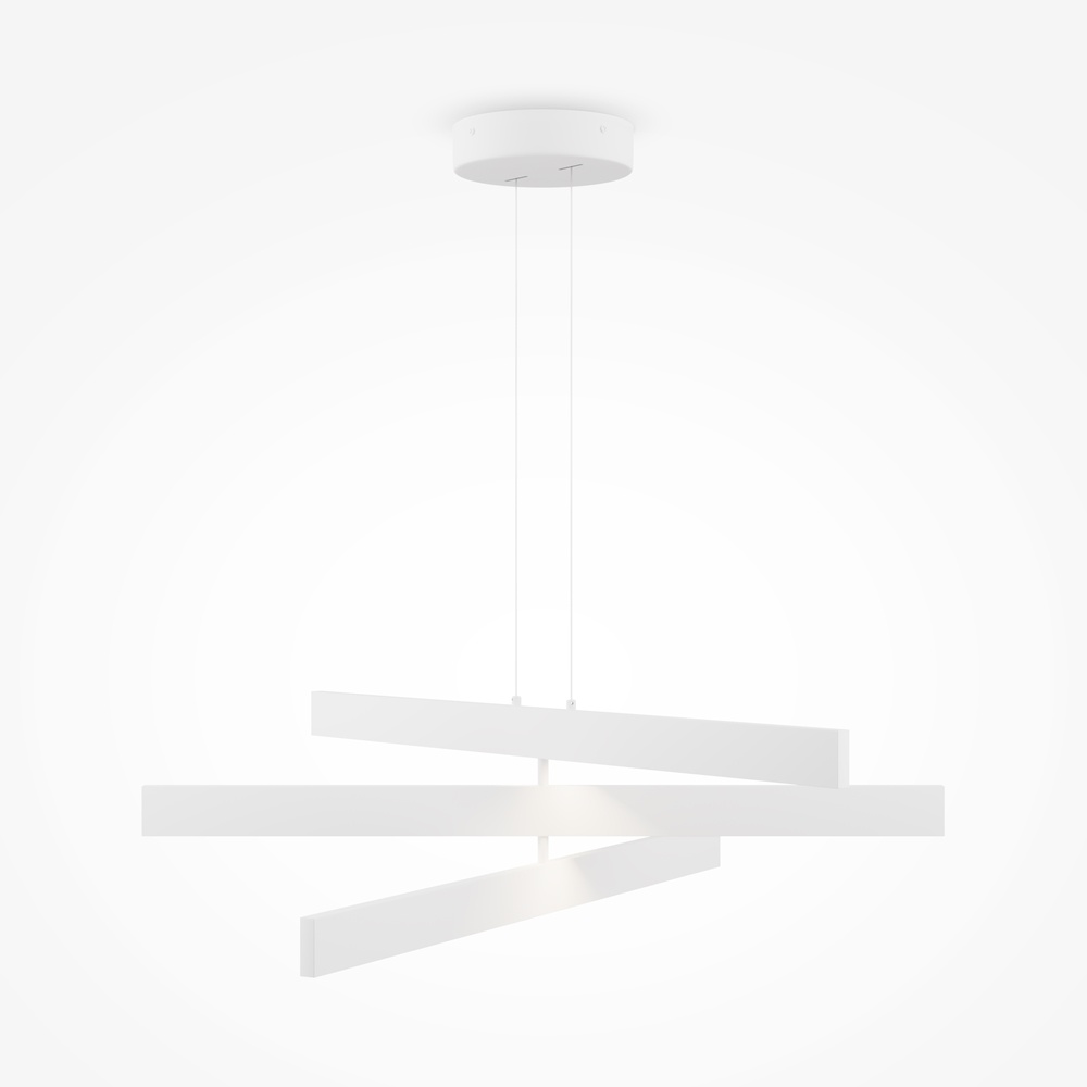 Pendul Origami, 46W, lumina neutra (4000K), alb, Maytoni
