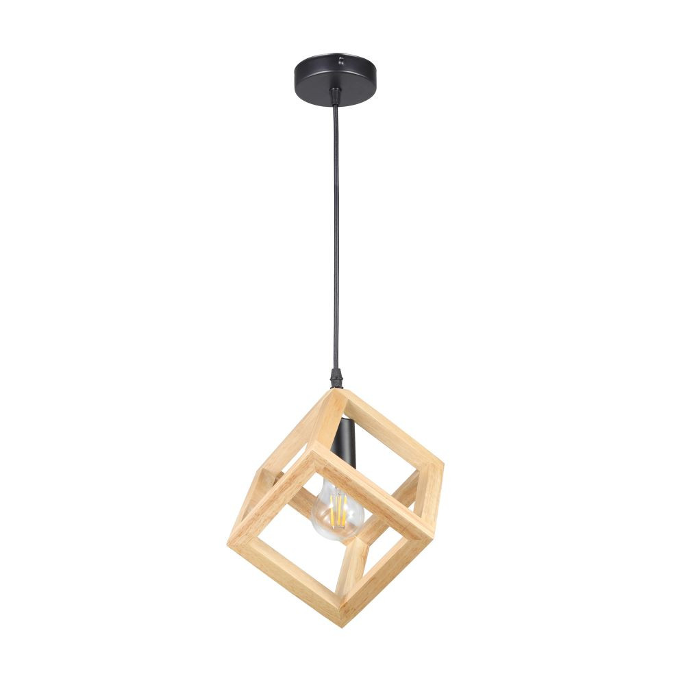 Pendul Rhombus KL111125, 1xE27, maro+negru, IP20, Klausen