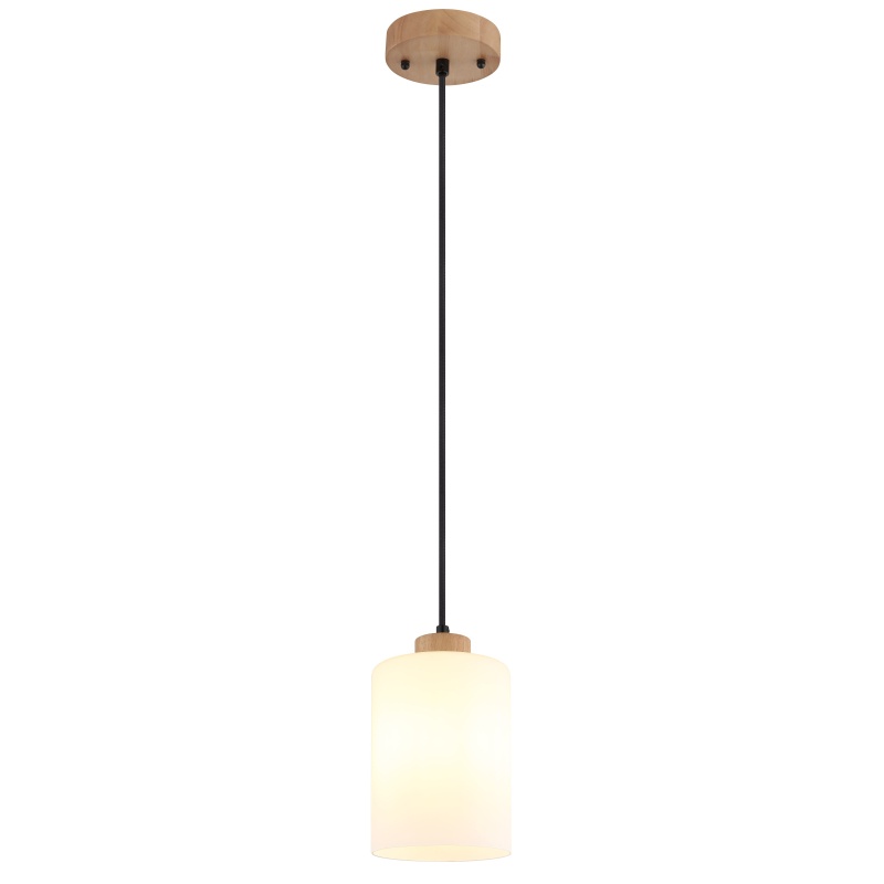 Pendul Rowena, 1xE27, IP20, maro/alba, Globo Lighting