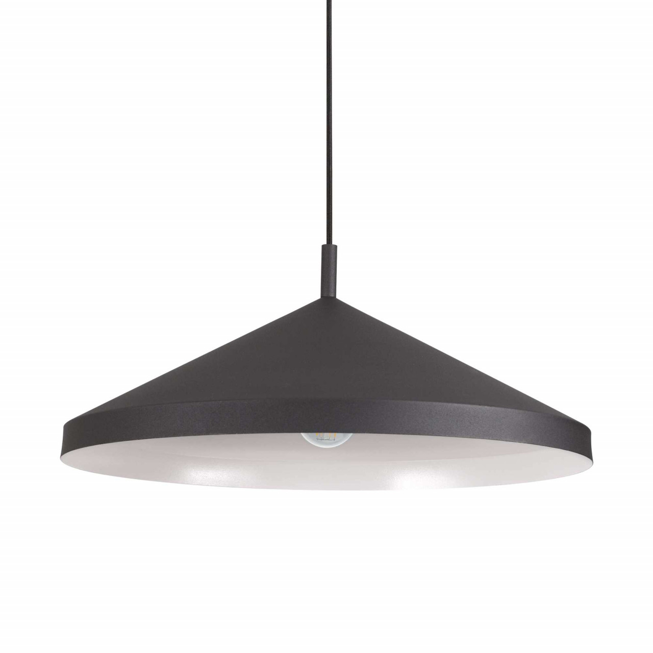 Pendul Yurta 281582, 1xE27, negru, IP20, Ideal Lux