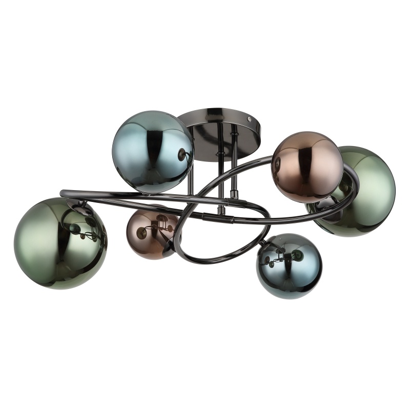 Plafoniera Riha 6xG9, IP20, gri mat, Globo Lighting