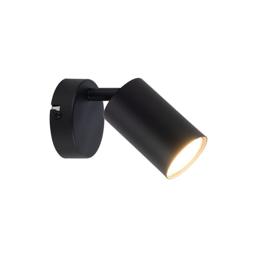 Spot aplicat Core, 1xGU10, IP20, negru, Klausen