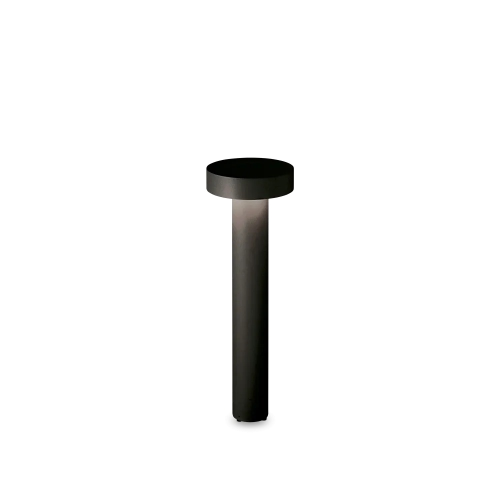 Stalp exterior Tesla H60, 4xG9, IP44, negru, Ideal Lux