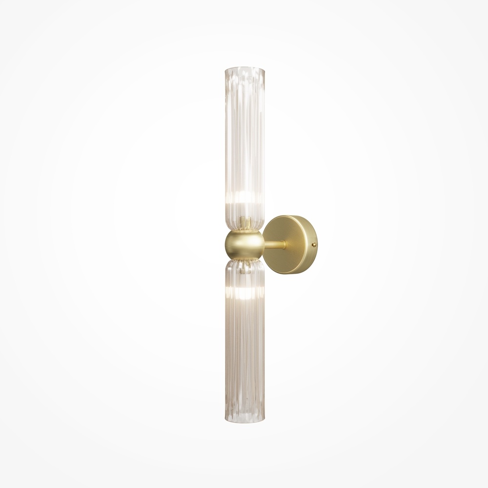 Aplica Antic, 2xG9, aurie, transparenta, Maytoni